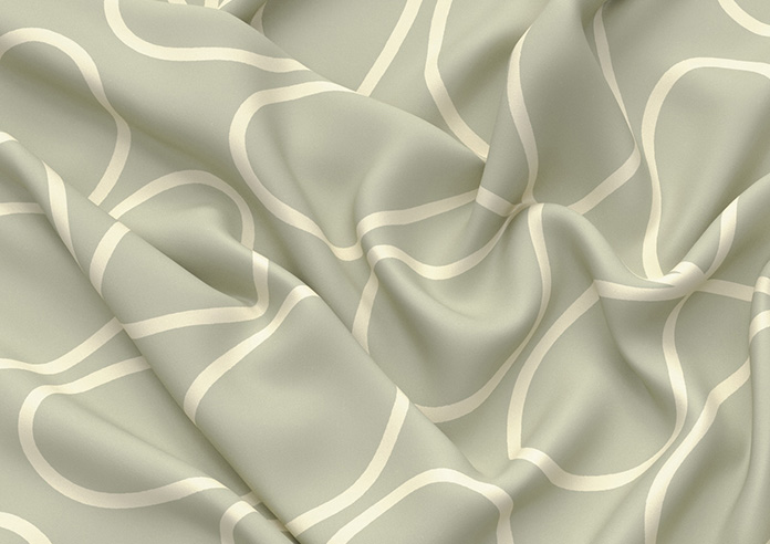 Orla Kiely Jumbo Linear Stem, Pebble - Roman Blind - Image 4